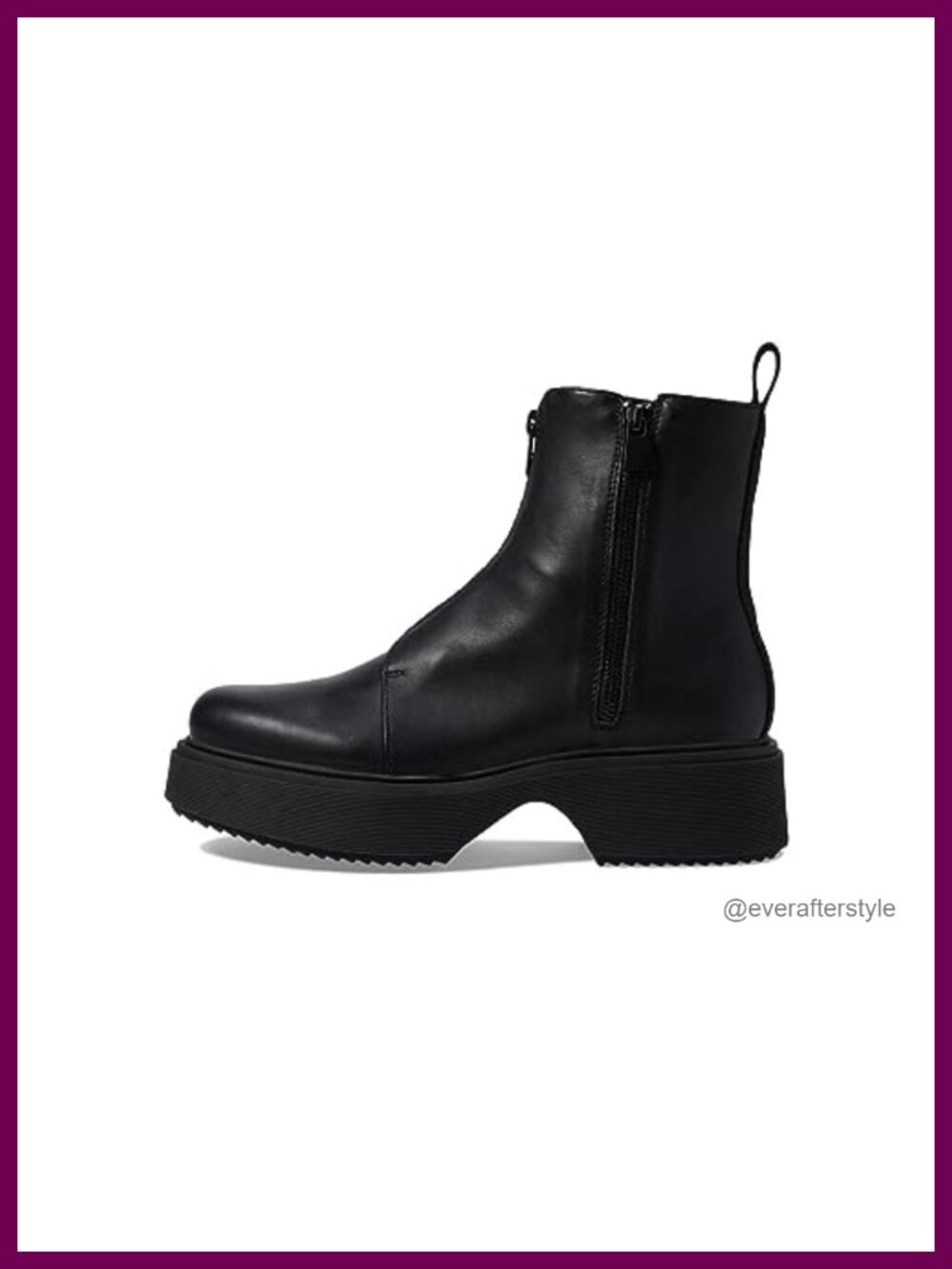 Rocket Dog Blaze Ankle Booties PU Faux Leather Zip Platform Chelsea Boots - Picture 4 of 5